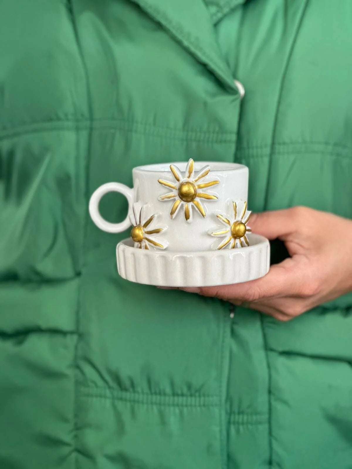 3'lü Gold Mug