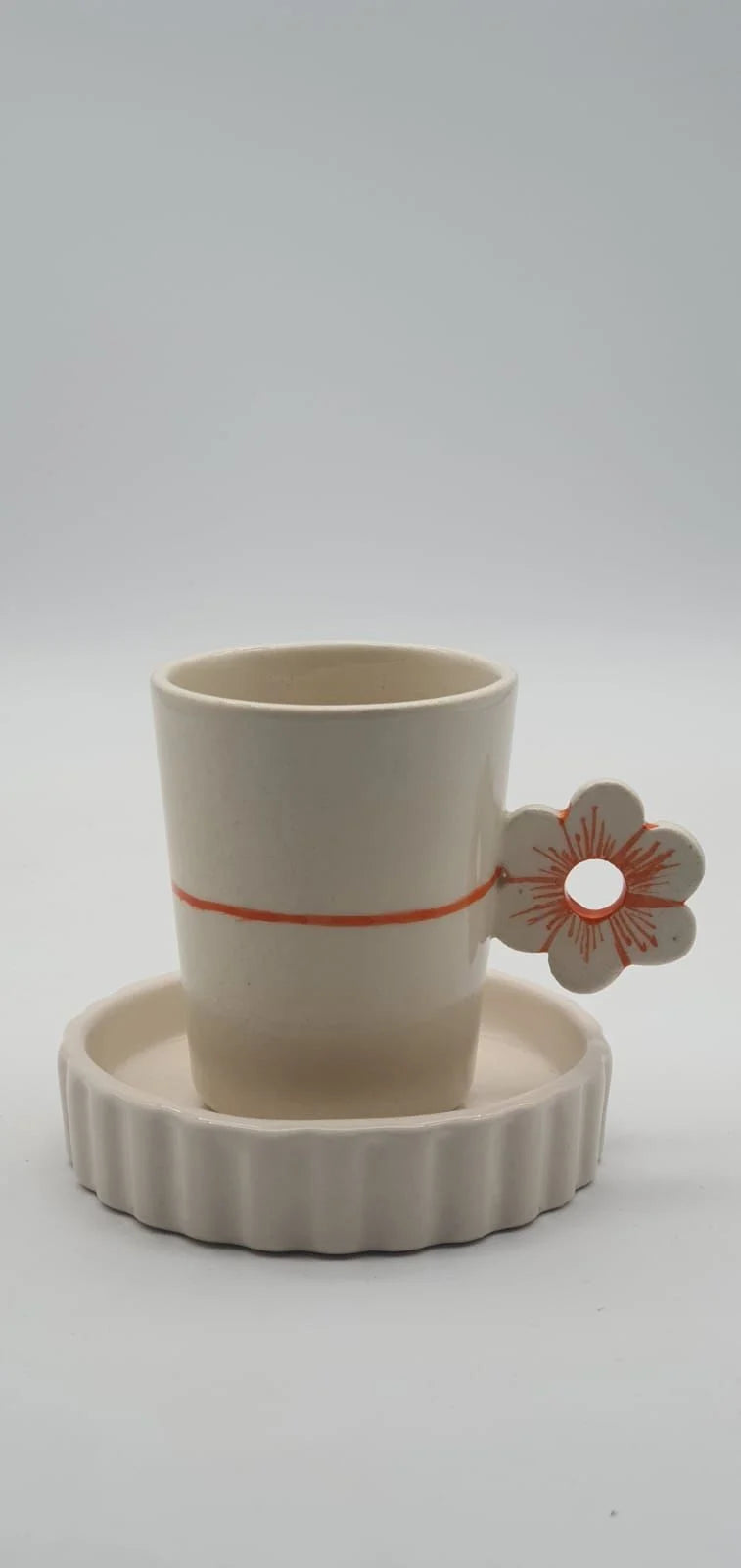 Flower Handle One Line Cup