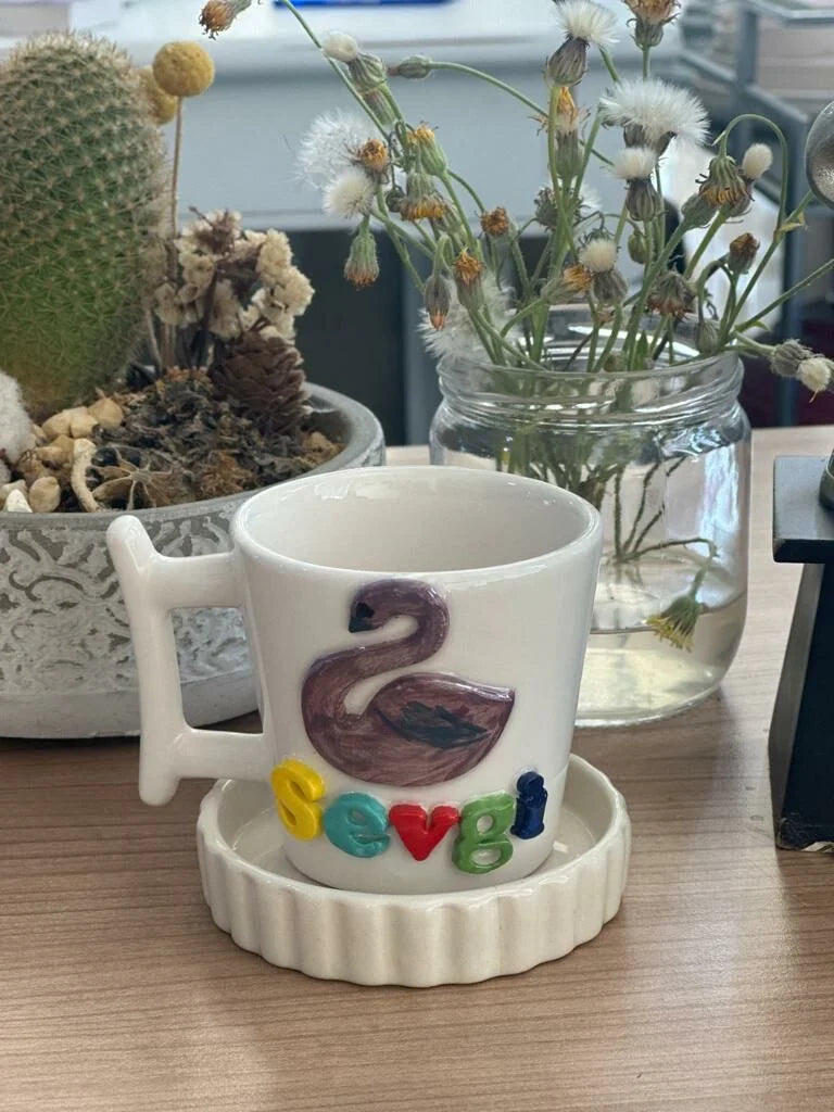 Cup Named Swan Figure Mug