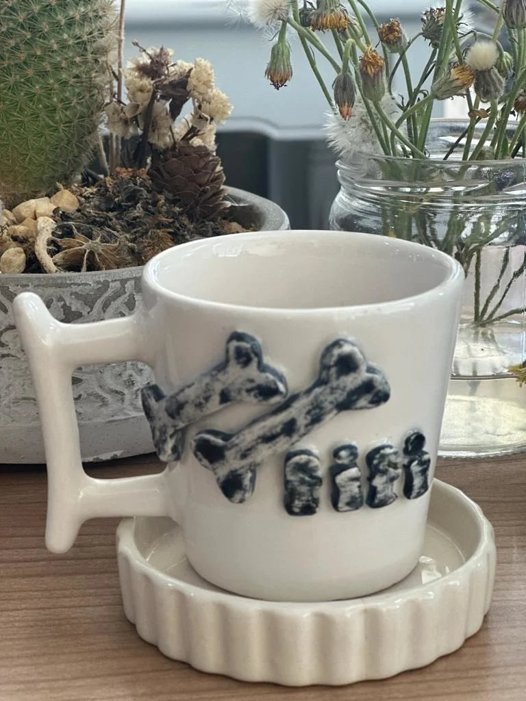 Mug Named Bone Figure