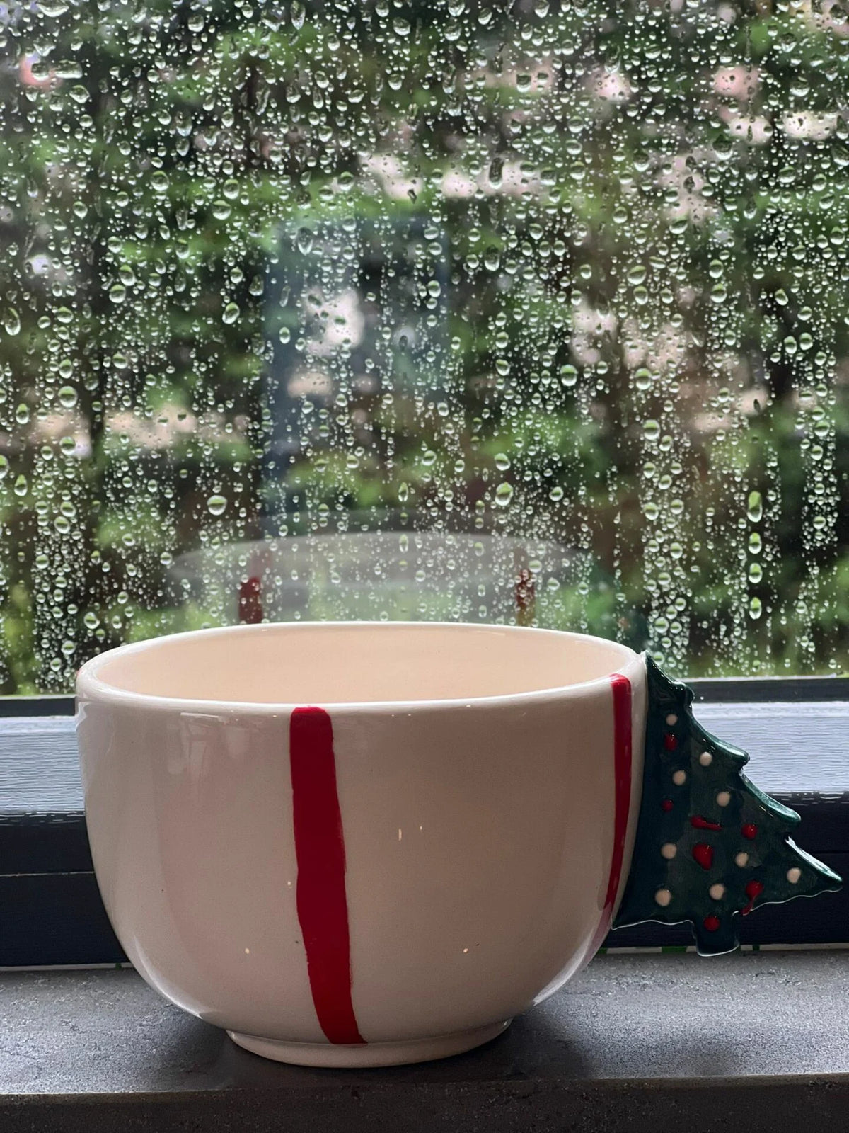 Striped Pine Tree Bowl