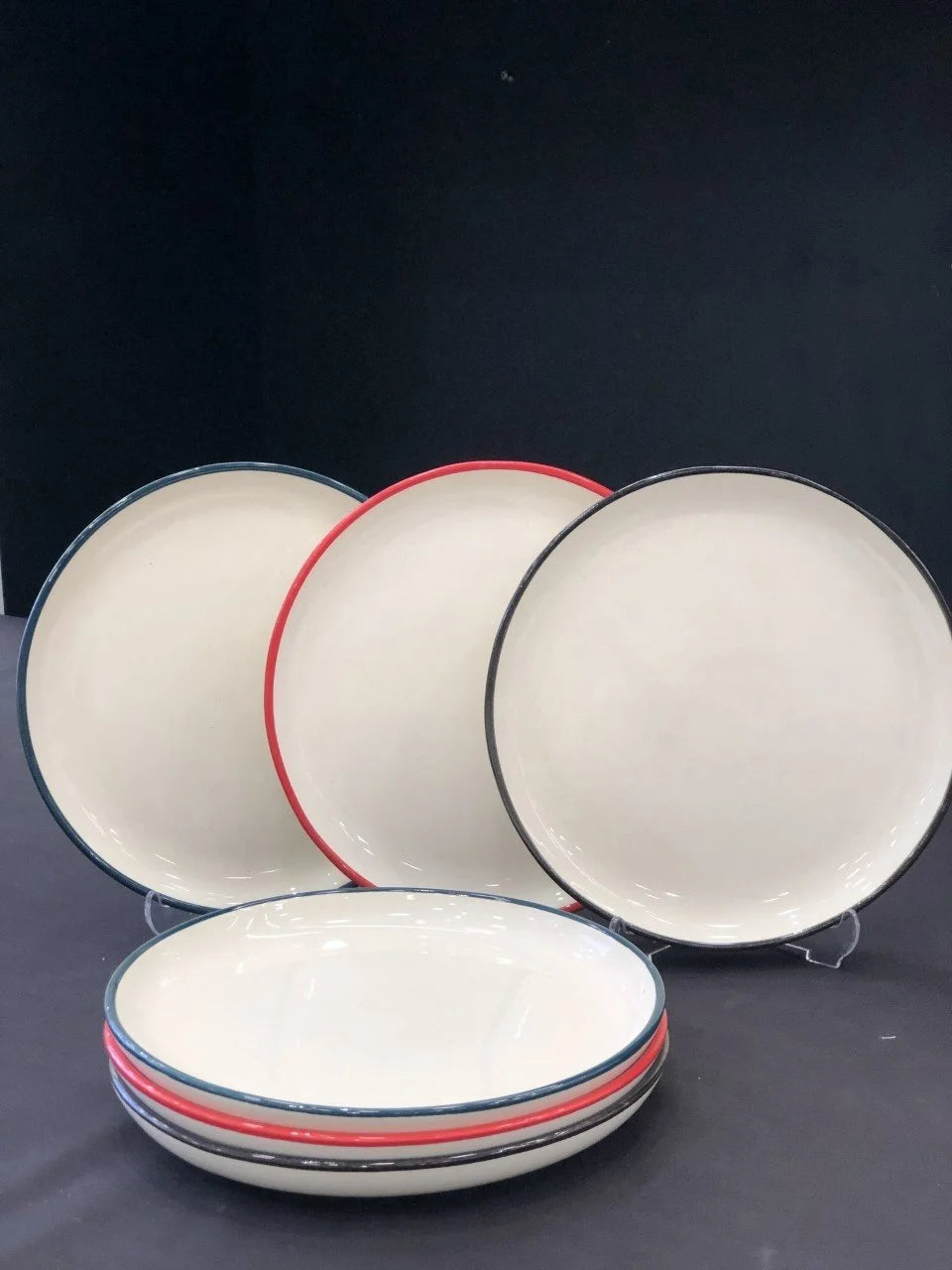 Megg Lıne Red 21 Cm 6 Pıece Plate