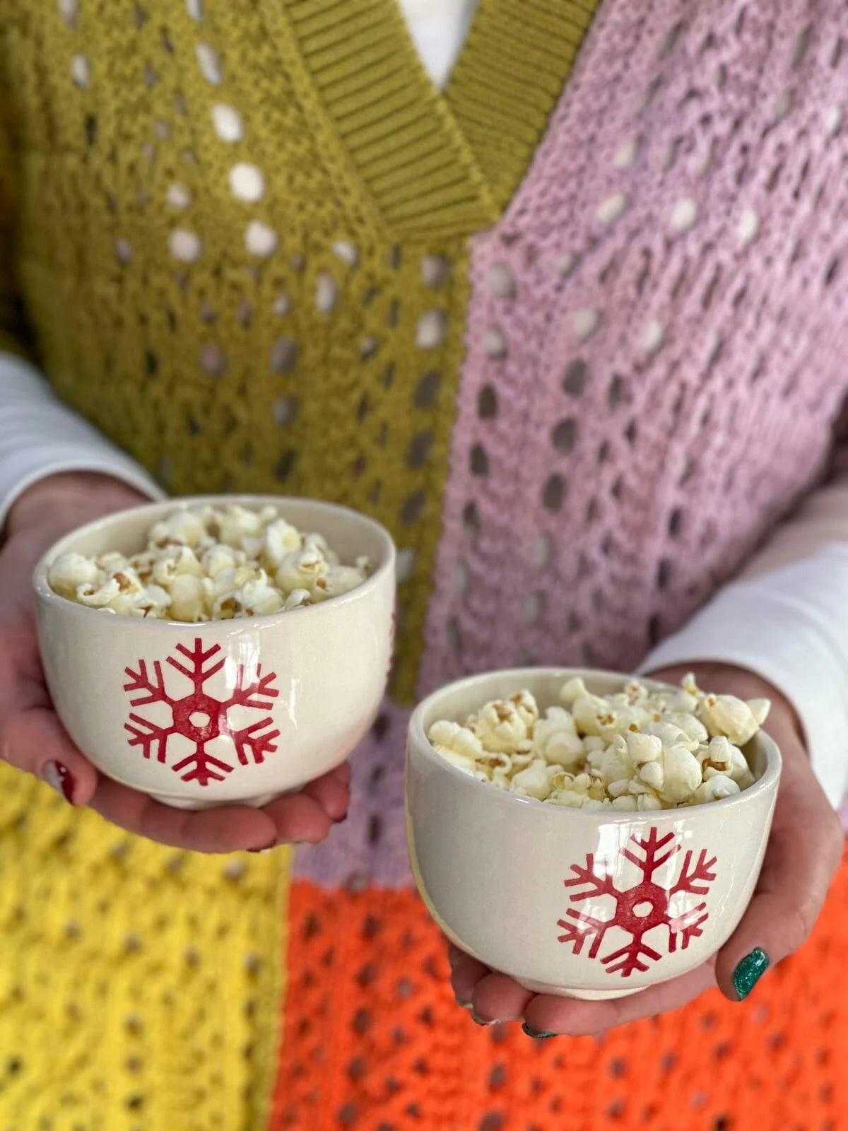 2 Pcs Hearted Cookies Bowl