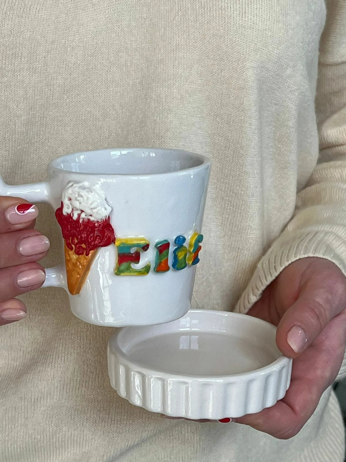 Cup Named İce Cream Mug