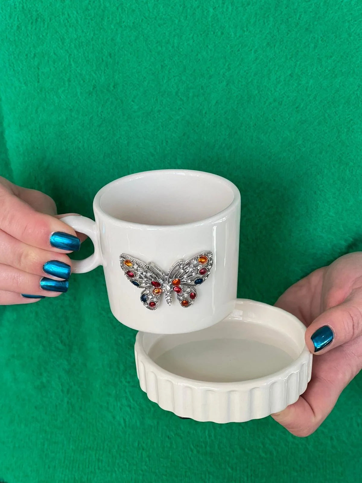 Stone Butterfly Cup